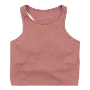 Lululemon ebb to street high neck cropped tank